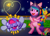 Size: 3500x2500 | Tagged: safe, artist:leonkay, izzy moonbow, pony, unicorn, g5, my little pony: tell your tale, sneaksy strikes again, spoiler:g5, spoiler:my little pony: tell your tale, spoiler:tyts01e34, bipedal, dexterous hooves, high res, sneaksy, solo, spray can