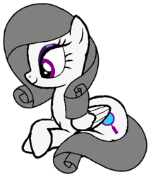 Size: 362x422 | Tagged: safe, artist:muhammad yunus, oc, oc only, oc:oliver spade, pegasus, pony, g4, female, simple background, sitting, smiling, solo, transparent background