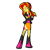 Size: 800x800 | Tagged: safe, artist:dahjezus, sunset shimmer, equestria girls, g4, boots, clothes, high heel boots, jacket, shirt, shoes, simple background, skirt, solo, transparent background