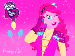 Size: 1032x774 | Tagged: safe, artist:princesscartoon2000, pinkie pie, equestria girls, g4, crystal guardian, solo