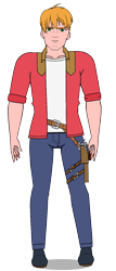 Size: 600x1400 | Tagged: safe, anonymous artist, artist:edy_january, big macintosh, human, equestria girls, g4, my little pony equestria girls: better together, belt, clothes, denim, humanized, jacket, jeans, kisekae, male, pants, shirt, shoes, sigma, simple background, solo, strength, transparent background, vector