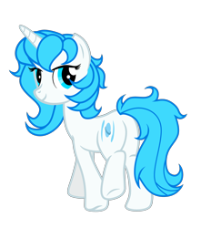 Size: 2920x3300 | Tagged: safe, artist:equestria secret guard, oc, oc only, oc:blueblaze stardust, pony, unicorn, butt, female, high res, horn, looking at you, looking back, mare, plot, rear view, simple background, smiling, solo, transparent background, unicorn oc, walking