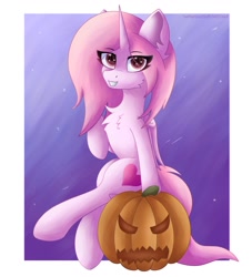 Size: 1691x1860 | Tagged: safe, artist:gaffy, oc, oc only, alicorn, pony, alicorn oc, commission, halloween, holiday, horn, pumpkin, wings, ych result