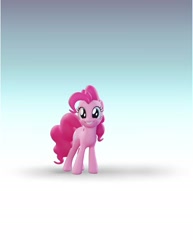 Size: 1700x2200 | Tagged: safe, artist:darepebo122, artist:therealdjthed, edit, pinkie pie, earth pony, pony, g4, 3d, female, gradient background, solo