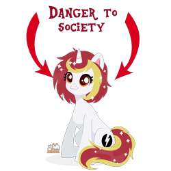 Size: 3000x3000 | Tagged: safe, artist:zakypo, oc, oc only, oc:lazy sunday, pony, unicorn, :3, arrow, cute, high res, meme, simple background, solo, text, transparent background
