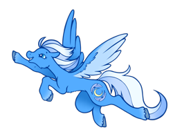Size: 4000x3216 | Tagged: safe, artist:wtfponytime, night glider, pegasus, pony, g2, g4, female, flying, g4 to g2, generation leap, mare, simple background, solo, transparent background, unshorn fetlocks