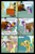 Size: 4134x6201 | Tagged: safe, artist:elovital, applejack, hitch trailblazer, pipp petals, posey bloom, rarity, earth pony, pegasus, pony, unicorn, g4, g5, barricade, bow, bulldozer, bush, comic, diadem, dialogue, ear piercing, female, fountain, generational ponidox, hair bow, jewelry, male, mane melody (location), mare, megaphone, piercing, pipp is short, pipp is smol, ponyville, reference, regalia, sign, spanish, spongebob reference, spongebob squarepants, stallion, translation request, tree, walking small