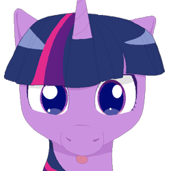 Size: 2000x2000 | Tagged: safe, artist:appul, twilight sparkle, alicorn, pony, g4, :p, cute, female, high res, mare, pixel art, simple background, snoot, solo, tongue out, transparent background, twiabetes