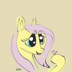 Size: 3000x3000 | Tagged: safe, artist:rapt, fluttershy, butterfly, g4, high res, solo