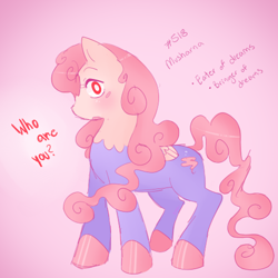 Size: 500x500 | Tagged: safe, artist:ruhiana, oc, oc:musharna, pegasus, pony, female, mare, solo