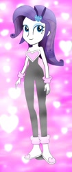 Size: 749x1788 | Tagged: safe, artist:alan-the-animeartist, rarity, equestria girls, g4, clothes, cosplay, costume, female, rouge the bat, solo, sonic the hedgehog (series)