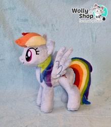 Size: 1481x1692 | Tagged: safe, artist:wollyshop, rainbow dash, pegasus, pony, g4, irl, photo, plushie