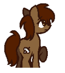 Size: 1360x1520 | Tagged: safe, artist:darksoma, oc, oc only, oc:lucy, earth pony, pony, looking away, neutral expression, raised hoof, simple background, solo, transfeminine, transparent background