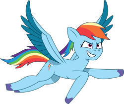 Size: 1449x1210 | Tagged: safe, artist:prixy05, rainbow dash, pegasus, pony, g4, g5, my little pony: tell your tale, flying, g4 to g5, generation leap, simple background, solo, spread wings, transparent background, vector, wings