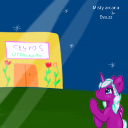 Size: 3072x3072 | Tagged: safe, artist:misty arcana(eva.zz), opaline arcana, alicorn, pony, g5, spoiler:g5, high res, skyros, skyros orphanage