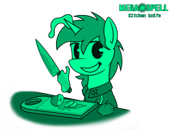 Size: 6300x4800 | Tagged: safe, artist:dacaoo, oc, oc only, oc:littlepip, pony, unicorn, fallout equestria, megaspell (game), absurd resolution, clothes, jumpsuit, knife, magic, monochrome, pip-pony, pipbuck, potion, simple background, telekinesis, transparent background, vault suit