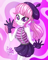 Size: 2015x2490 | Tagged: safe, artist:rjp.rammy, oc, oc:bianca, equestria girls, g4, female, high res, mime, solo