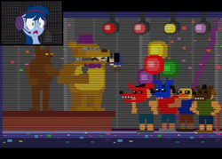 Size: 1400x1000 | Tagged: safe, artist:xnaturalblue, oc, oc only, five nights at freddy's, gamer, markiplier, meme, meme template, the bite of 87, was that the bite of 87?