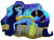 Size: 3731x2772 | Tagged: safe, artist:loopina, oc, oc only, oc:minuit, saddle arabian, aurora borealis, female, high res, jewelry, mare, night, poctober, queen, simple background, solo, sultane, transparent background