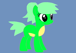 Size: 1075x751 | Tagged: safe, artist:disneyponyfan, artist:selenaede, earth pony, pony, g4, base used, dora the explorer, female, gray background, isa the iguana, mare, ponified, simple background, smiling, solo