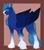 Size: 3389x3818 | Tagged: safe, artist:inisealga, oc, oc only, oc:moon, pegasus, pony, coat markings, facial markings, glasses, high res, male, pegasus oc, socks (coat markings), solo, stallion