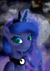 Size: 2480x3508 | Tagged: safe, artist:bethiebo, princess luna, pony, g4, high res, solo