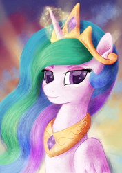 Size: 2480x3508 | Tagged: safe, artist:bethiebo, princess celestia, pony, g4, high res, solo