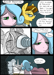 Size: 696x965 | Tagged: safe, artist:metal-kitty, doctor horse, doctor stable, oc, oc:lockette, oc:starflare (mlp project), pony, comic:mlp project, g4, 2016, bed, comic, hospital bed, old art, respirator