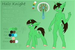 Size: 6000x4000 | Tagged: safe, artist:shad0w-galaxy, oc, oc only, oc:halo knight, pony, unicorn, anthro, absurd resolution, chest fluff, commission, cutie mark, ear fluff, featureless crotch, glasses, gradient background, hooves, male, reference sheet, smiling, smirk, solo, stallion, text, unshorn fetlocks