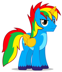 Size: 827x958 | Tagged: safe, artist:creedyboy124, oc, oc only, oc:shield wing, alicorn, pony, g4, alicorn oc, angry, horn, male, simple background, solo, stallion, transparent background, unamused, wings