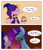 Size: 1735x2011 | Tagged: safe, artist:strebiskunk, misty brightdawn, pipp petals, pegasus, pony, unicorn, g5, my little pony: make your mark, my little pony: make your mark chapter 5, nightmare on mane street, spoiler:g5, 2 panel comic, bane, baneposting, batman, bust, clothes, comic, costume, dc comics, dialogue, eyes closed, female, floppy ears, halloween, halloween costume, hat, mare, mask, open mouth, rebirth misty, signature, speech bubble, witch costume, witch hat, witch petals