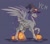 Size: 700x615 | Tagged: safe, artist:flaming-trash-can, pony, commission, halloween, hat, holiday, jack-o-lantern, pumpkin, solo, tongue out, witch hat, your character here