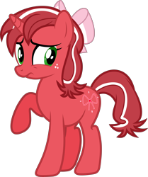 Size: 8370x10000 | Tagged: safe, artist:killagouge, oc, oc:red ribbon, pony, unicorn, absurd resolution, bow, female, hair bow, mare, simple background, solo, transparent background