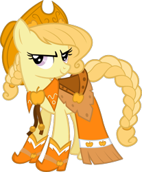 Size: 1695x2048 | Tagged: safe, artist:maddietheuniversalfan68, edit, noi, earth pony, pony, g4, alternate universe, brave, castle creator, clothes, cute, dress, female, gala dress, hat, mare, narrowed eyes, noi also dresses in style, noi's first gala dress, noiabetes, older, older noi, orange dress, shoes, simple background, smiling, solo, stock vector, transparent background