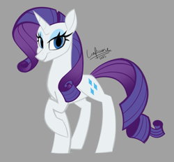 Size: 1801x1668 | Tagged: safe, artist:leaficun3, rarity, pony, g4, gray background, simple background, solo