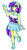 Size: 749x1396 | Tagged: safe, artist:dazzlingmimi, banana fluff, human, equestria girls, g4, busty banana fluff, choker, cute, diafluff, equestria girls-ified, eyes over hair, female, flower, flower in hair, peace sign, ponied up, raised leg, simple background, solo, transparent background