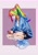 Size: 2150x3035 | Tagged: safe, artist:xiaopihai019, rainbow dash, human, g4, clothes, compression shorts, cutie mark on clothes, earbuds, eye clipping through hair, eyebrows, eyebrows visible through hair, female, high res, hooded jacket, humanized, mp3 player, outline, passepartout, ponytail, scrunchie, shoes, sneakers, socks, solo, squatting