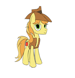 Size: 1630x1697 | Tagged: safe, artist:alorpax, braeburn, earth pony, pony, g4, simple background, solo, white background