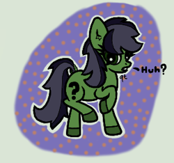 Size: 303x284 | Tagged: safe, artist:scandianon, oc, oc:filly anon, g4, dock, female, filly, foal, hooves, looking at you, open mouth, raised hoof, solo, tail