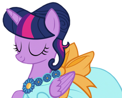 Size: 997x802 | Tagged: safe, edit, edited screencap, editor:twilyisbestpone, screencap, twilight sparkle, alicorn, pony, g4, make new friends but keep discord, my little pony: friendship is magic, background removed, beautiful, clothes, dress, elegant, eyes closed, female, gala dress, mare, simple background, smiling, solo, transparent background, twilight sparkle (alicorn)