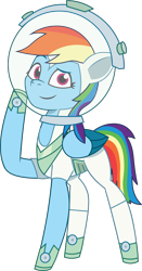 Size: 668x1270 | Tagged: safe, alternate version, artist:prixy05, rainbow dash, pegasus, pony, g4, g5, my little pony: tell your tale, astrodash, clothes, costume, g4 to g5, generation leap, nightmare night costume, simple background, solo, transparent background, vector