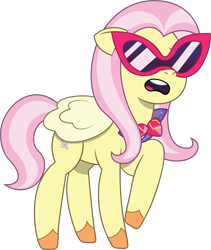 Size: 905x1070 | Tagged: safe, alternate version, artist:prixy05, fluttershy, pegasus, pony, g4, g5, my little pony: tell your tale, clothes, costume, g4 to g5, generation leap, nightmare night costume, simple background, solo, transparent background, vector