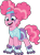 Size: 973x1318 | Tagged: safe, alternate version, artist:prixy05, pinkie pie, earth pony, pony, g4, g5, my little pony: tell your tale, clothes, costume, g4 to g5, generation leap, nightmare night costume, pinkie puffs, roller skates, simple background, skates, solo, transparent background, vector