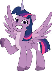 Size: 986x1333 | Tagged: safe, artist:prixy05, twilight sparkle, alicorn, pony, g4, g5, my little pony: tell your tale, countershading, g4 to g5, generation leap, simple background, solo, transparent background, twilight sparkle (alicorn), vector