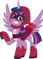 Size: 989x1337 | Tagged: safe, alternate version, artist:prixy05, twilight sparkle, alicorn, pony, g4, g5, my little pony: tell your tale, clothes, costume, g4 to g5, generation leap, nightmare night costume, simple background, solo, transparent background, twilight sparkle (alicorn), vector