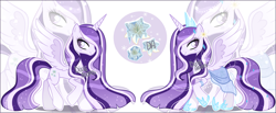 Size: 4140x1700 | Tagged: safe, artist:dixieadopts, oc, oc:lavender frost, alicorn, pony, female, mare, solo