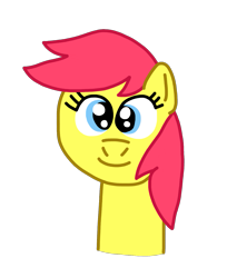 Size: 1311x1610 | Tagged: safe, artist:funnyclowns64, fiesta flair, earth pony, pony, g3, g4, art, blue eyes, colored, cute, eyelashes, female, fiestabetes, g3 to g4, generation leap, head, mare, open mouth, open smile, red hair, red mane, simple background, smiling, solo, transparent background