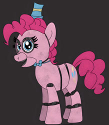 Size: 827x950 | Tagged: safe, artist:thebronypony123, pinkie pie, earth pony, pony, g4, animatronic, female, five nights at freddy's, five nights at pinkie's, solo