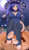 Size: 827x1412 | Tagged: safe, artist:focusb, princess luna, human, g4, barefoot, big breasts, breasts, busty princess luna, cleavage, clothes, feet, female, fetish, foot fetish, foot focus, humanized, shoes removed, soles, stirrup stockings, stockings, thigh highs, toeless legwear, toeless stockings, toes