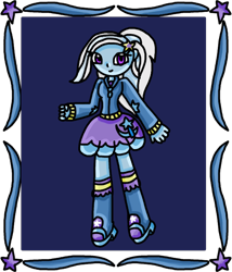 Size: 592x692 | Tagged: safe, artist:surge-64, trixie, equestria girls, g4, trixie day